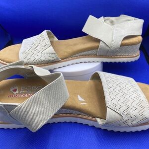 Skechers memory foam suede sandal